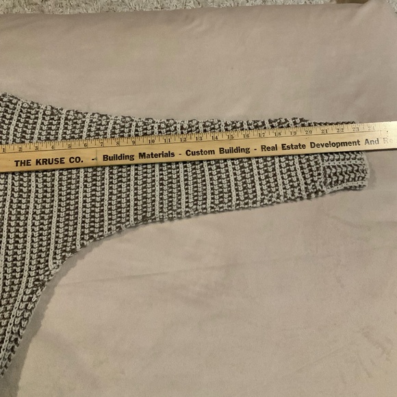 Pink Rose Brown Cream  L Cardigan Fall Normcore Scandi Girl - Picture 7 of 8